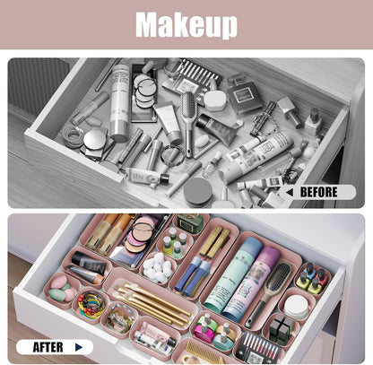 Drawer Organizers Bins for Bathroom Makeup Desk Office