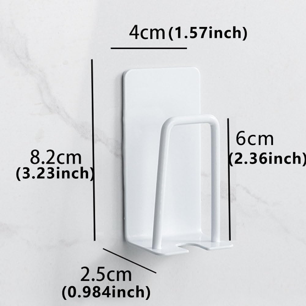 2pcs Mug Hooks Wall-Mounted Mug Holder, Coffee Cups Holder Hanger no Drilling,Mug Rack Hooks with 4 Cup Holders,RV Must Haves Cups Storage Hooks for Kitchen,Living Room,Office (Black)