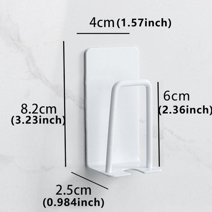2pcs Mug Hooks Wall-Mounted Mug Holder, Coffee Cups Holder Hanger no Drilling,Mug Rack Hooks with 4 Cup Holders,RV Must Haves Cups Storage Hooks for Kitchen,Living Room,Office (Black)