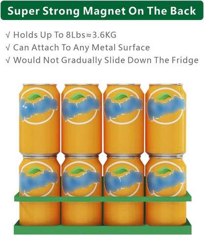 Magnetic Spice Rack For Refrigerator, Magnetic Fridge Shelf For Kitchen, Magnetic Shelf For Fridge Space Saving Black With Magnetic Paper Towel Holder