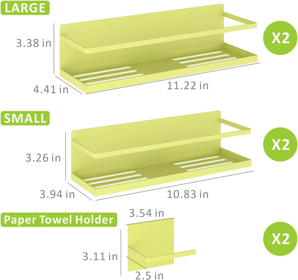 Magnetic Spice Rack For Refrigerator, Magnetic Fridge Shelf For Kitchen, Magnetic Shelf For Fridge Space Saving Black With Magnetic Paper Towel Holder