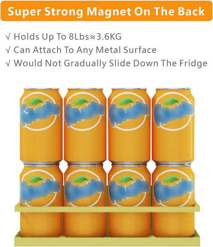 Magnetic Spice Rack For Refrigerator, Magnetic Fridge Shelf For Kitchen, Magnetic Shelf For Fridge Space Saving Black With Magnetic Paper Towel Holder