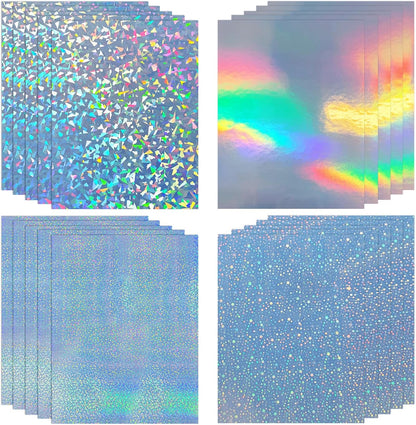 Printable Transparent Sticker Paper, Laser & Inkjet Printable 8.5 x 11 Inches Dries Quickly Stickers Clear Label 22 pcs