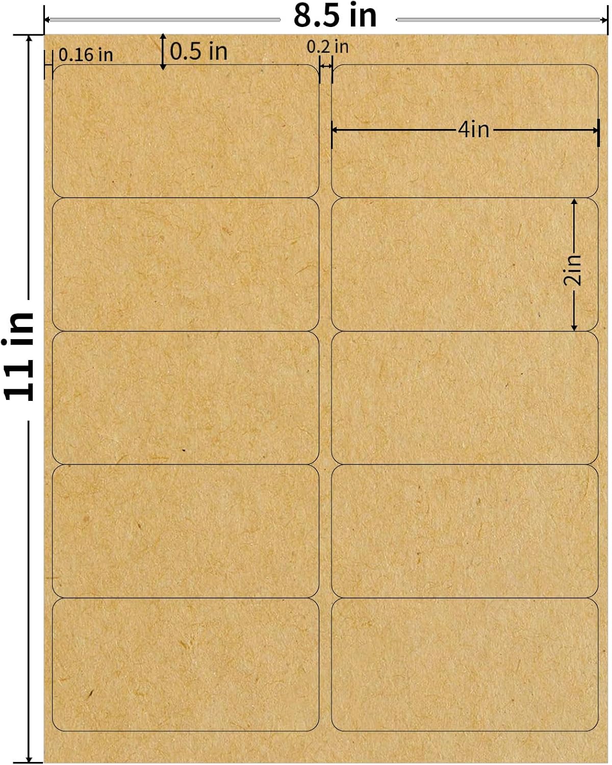 Printable Transparent Sticker Paper, Laser & Inkjet Printable 8.5 x 11 Inches Dries Quickly Stickers Clear Label 22 pcs