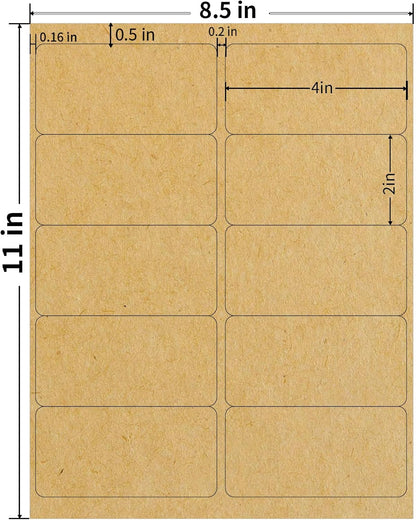 Printable Transparent Sticker Paper, Laser & Inkjet Printable 8.5 x 11 Inches Dries Quickly Stickers Clear Label 22 pcs