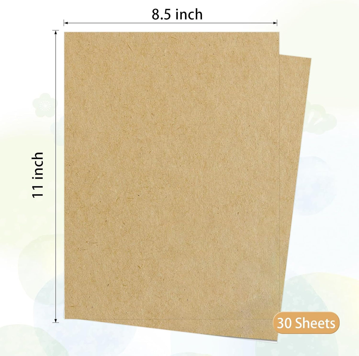 Printable Transparent Sticker Paper, Laser & Inkjet Printable 8.5 x 11 Inches Dries Quickly Stickers Clear Label 22 pcs