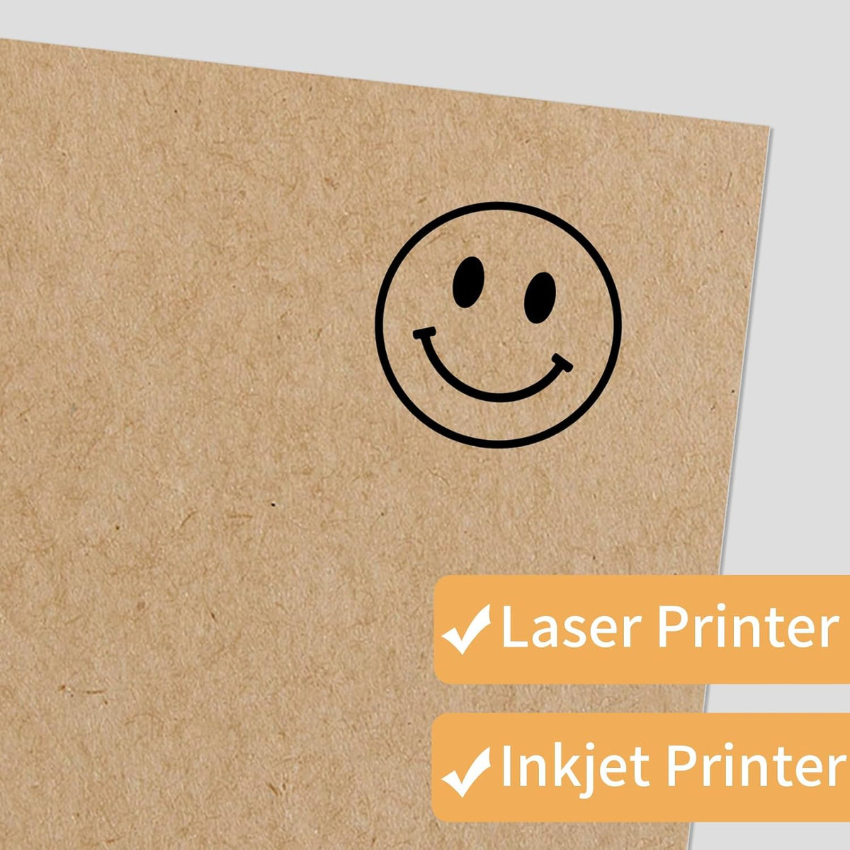 Printable Transparent Sticker Paper, Laser & Inkjet Printable 8.5 x 11 Inches Dries Quickly Stickers Clear Label 22 pcs