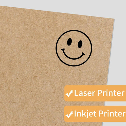 Printable Transparent Sticker Paper, Laser & Inkjet Printable 8.5 x 11 Inches Dries Quickly Stickers Clear Label 22 pcs