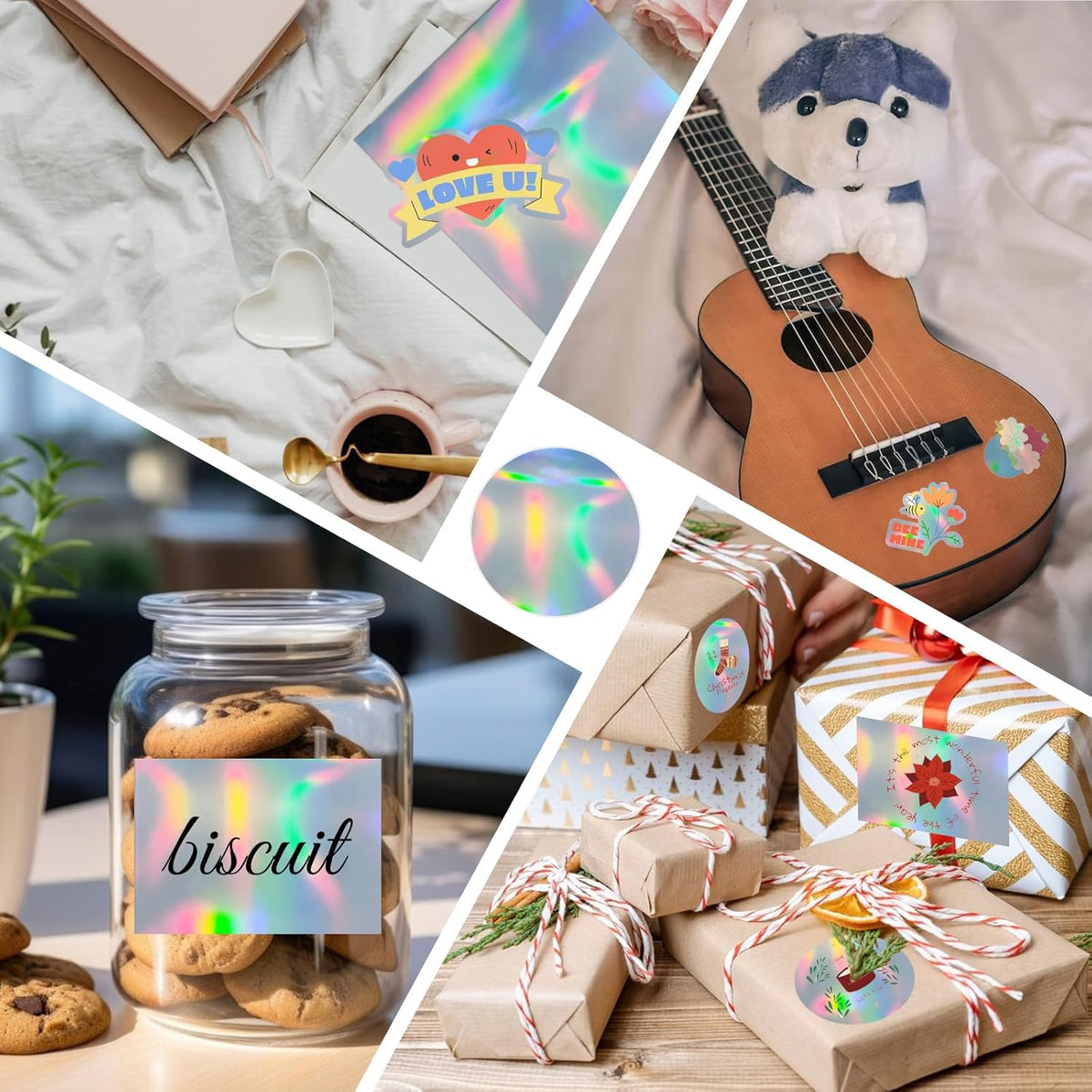 Printable Transparent Sticker Paper, Laser & Inkjet Printable 8.5 x 11 Inches Dries Quickly Stickers Clear Label 22 pcs