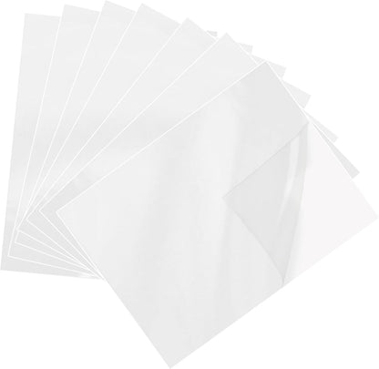 Printable Transparent Sticker Paper, Laser & Inkjet Printable 8.5 x 11 Inches Dries Quickly Stickers Clear Label 22 pcs