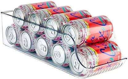 Stacking Can Dispenser，Soda Can Organizer for Pantry,Soda Can Drink Organizer Dispenser for Refrigerator Fridge Pantry，Refrigerator Organizers and Storage Sack Canning Racks，1 Pack