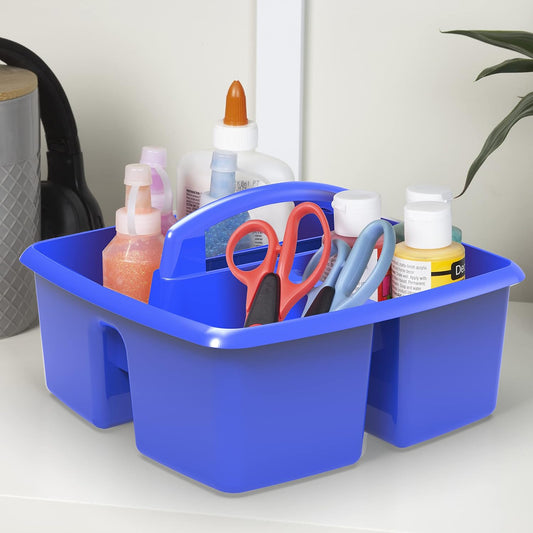 2-Compartment Large Cleaning Caddy – Multipurpose Supply Organizer with Handle - Black, (00973A06C)