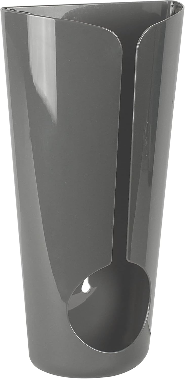 Plastic Bag Holders for Grocery Bags Dark Gray, Wall Mount Plastic Grocery Bag Dispenser Organizer for Cabinet Doors Kitchen Storage, Under Sink Plastic Grocery Trash Recycle Bag Organization