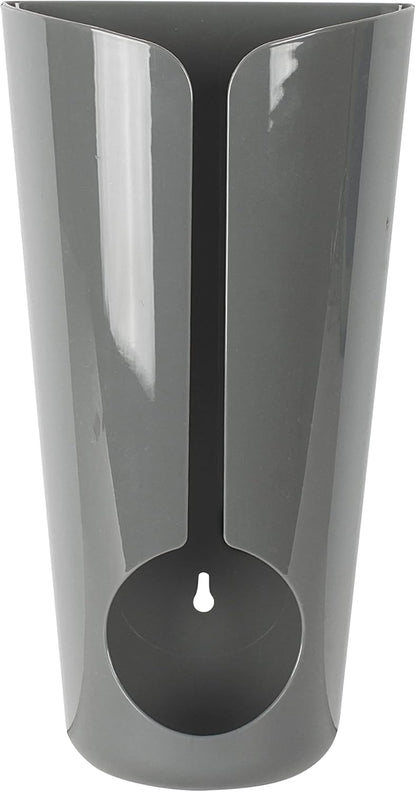 Plastic Bag Holders for Grocery Bags Dark Gray, Wall Mount Plastic Grocery Bag Dispenser Organizer for Cabinet Doors Kitchen Storage, Under Sink Plastic Grocery Trash Recycle Bag Organization