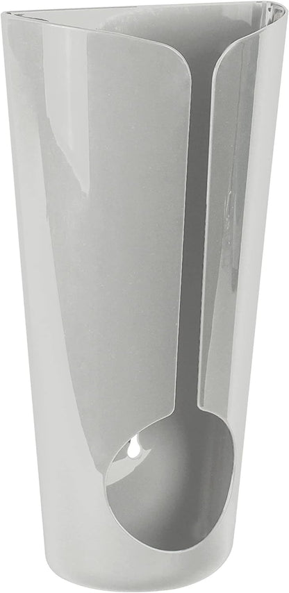 Plastic Bag Holders for Grocery Bags Dark Gray, Wall Mount Plastic Grocery Bag Dispenser Organizer for Cabinet Doors Kitchen Storage, Under Sink Plastic Grocery Trash Recycle Bag Organization