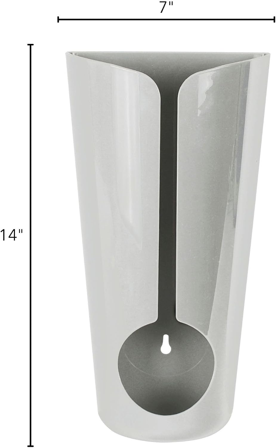 Plastic Bag Holders for Grocery Bags Dark Gray, Wall Mount Plastic Grocery Bag Dispenser Organizer for Cabinet Doors Kitchen Storage, Under Sink Plastic Grocery Trash Recycle Bag Organization