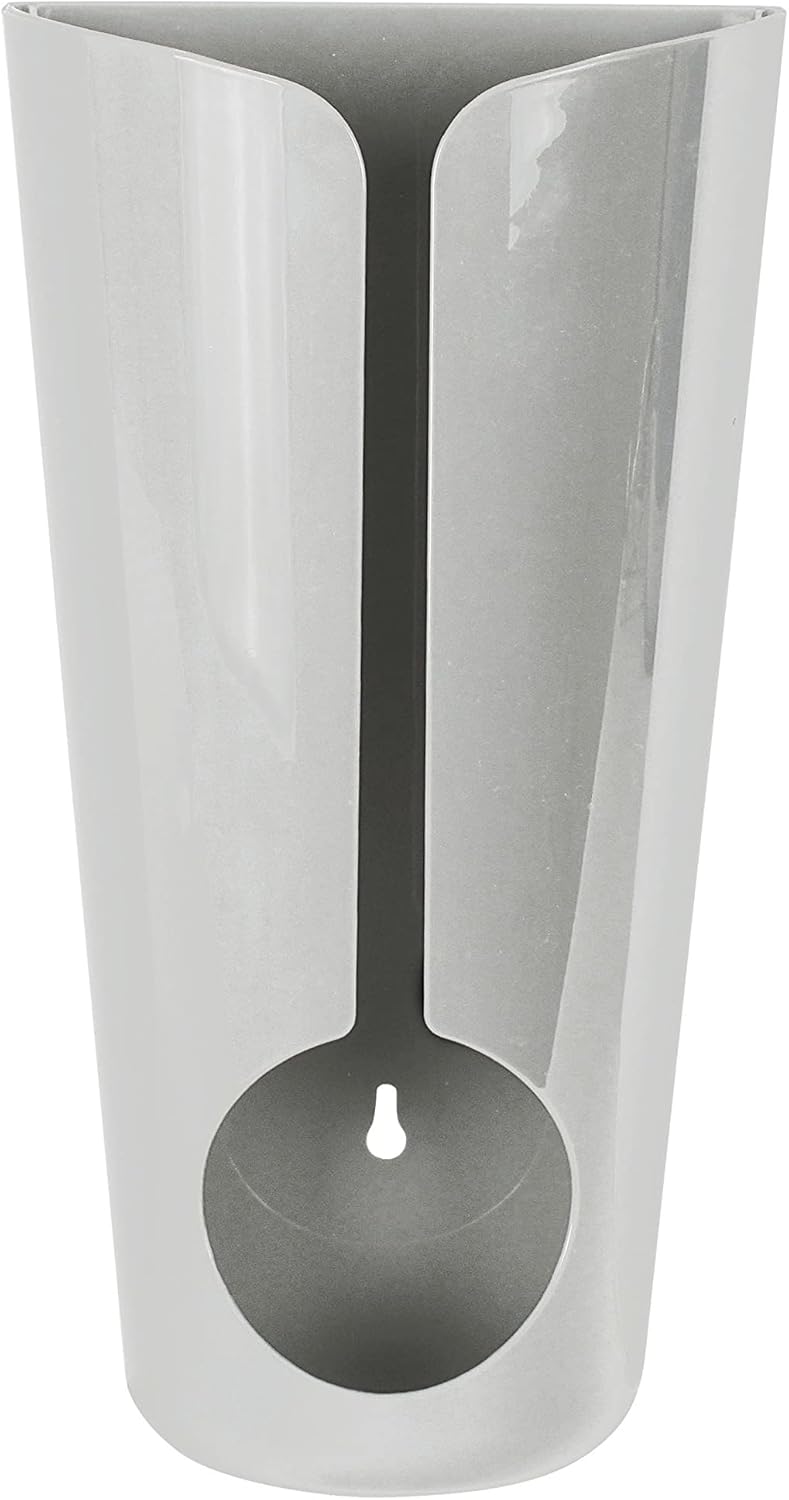 Plastic Bag Holders for Grocery Bags Dark Gray, Wall Mount Plastic Grocery Bag Dispenser Organizer for Cabinet Doors Kitchen Storage, Under Sink Plastic Grocery Trash Recycle Bag Organization