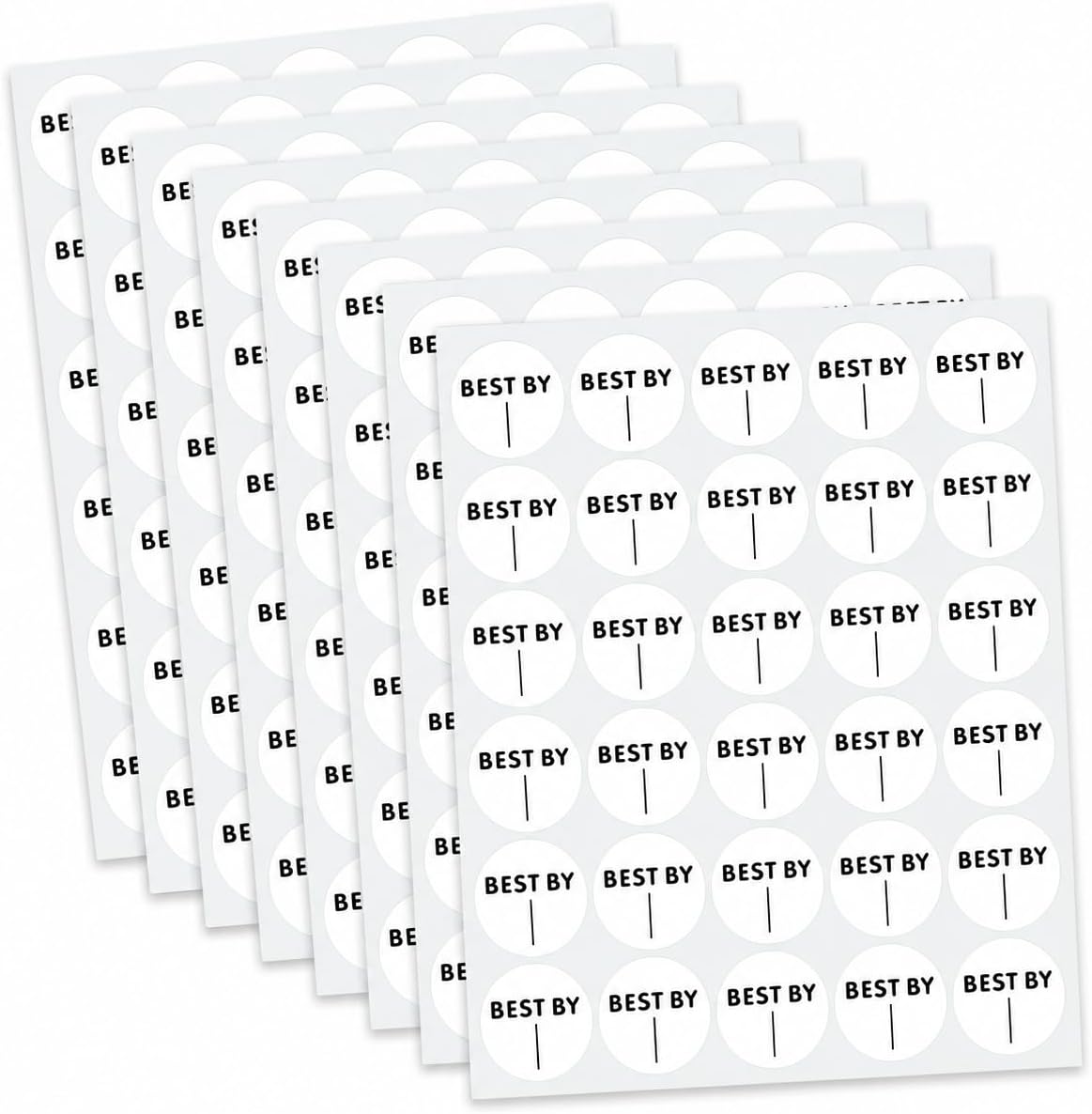 900 Pcs Food Expiration Date Labels Stickers, 1" Best by Date Dots Sticker for Spice Jar Food Containers