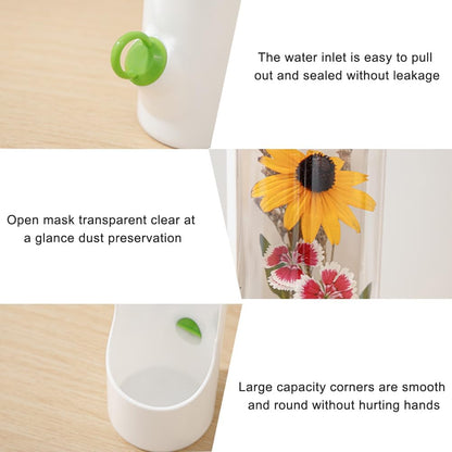 Herb Saver for Refrigerator, 2 Pack Herb Keeper for Cilantro | Upright herb storage pods with water base for cilantro, parsley, basil, mint and other slim fridge door bin herbs
