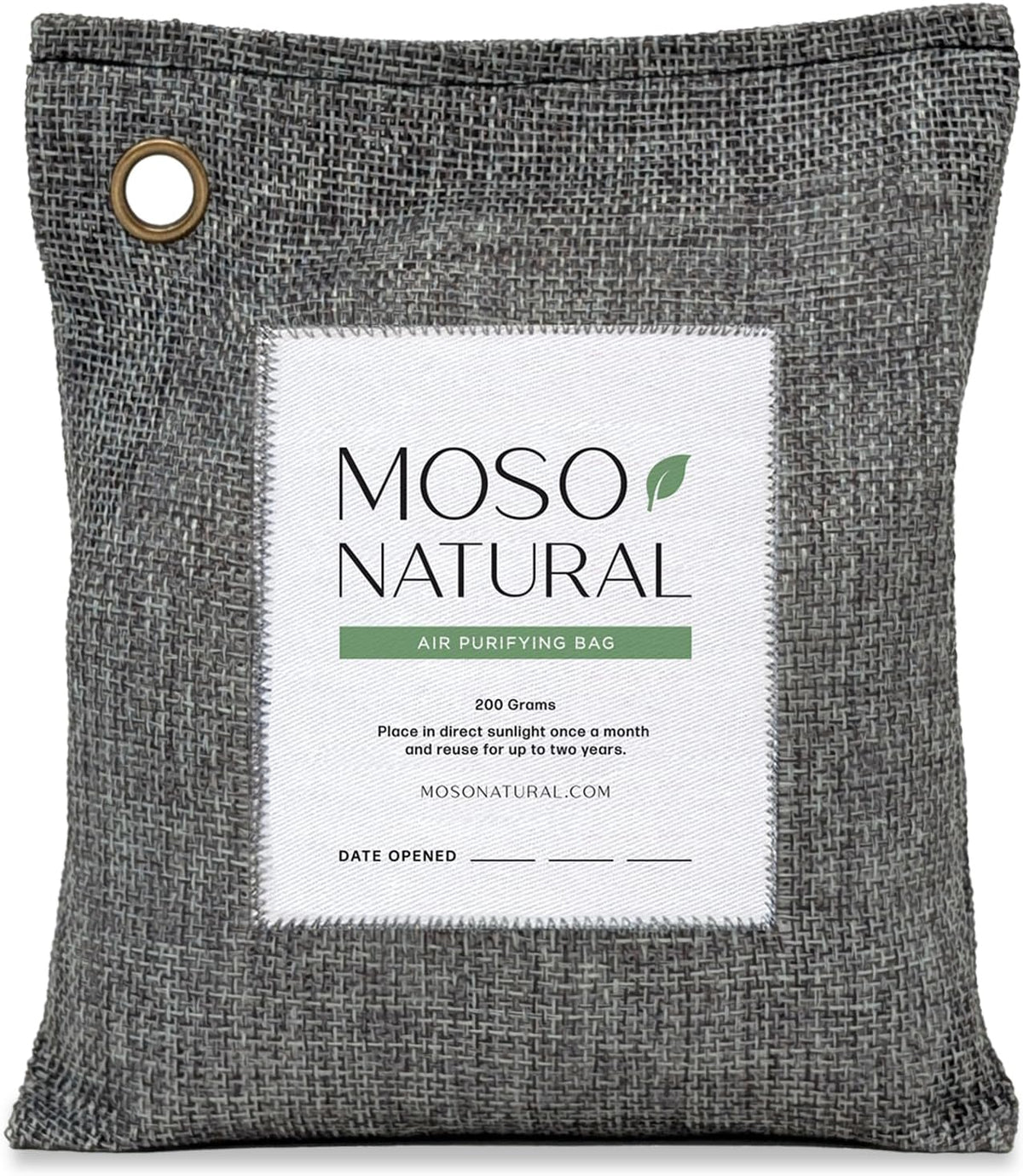 Air Purifying Bag 200g, Charcoal Odor Absorber, Car Odor Eliminator & Closet Deodorizer for Home & Pet, Lasts 2 Years, Unscented Bamboo Charcoal Bags, HGTV Editors' Pick