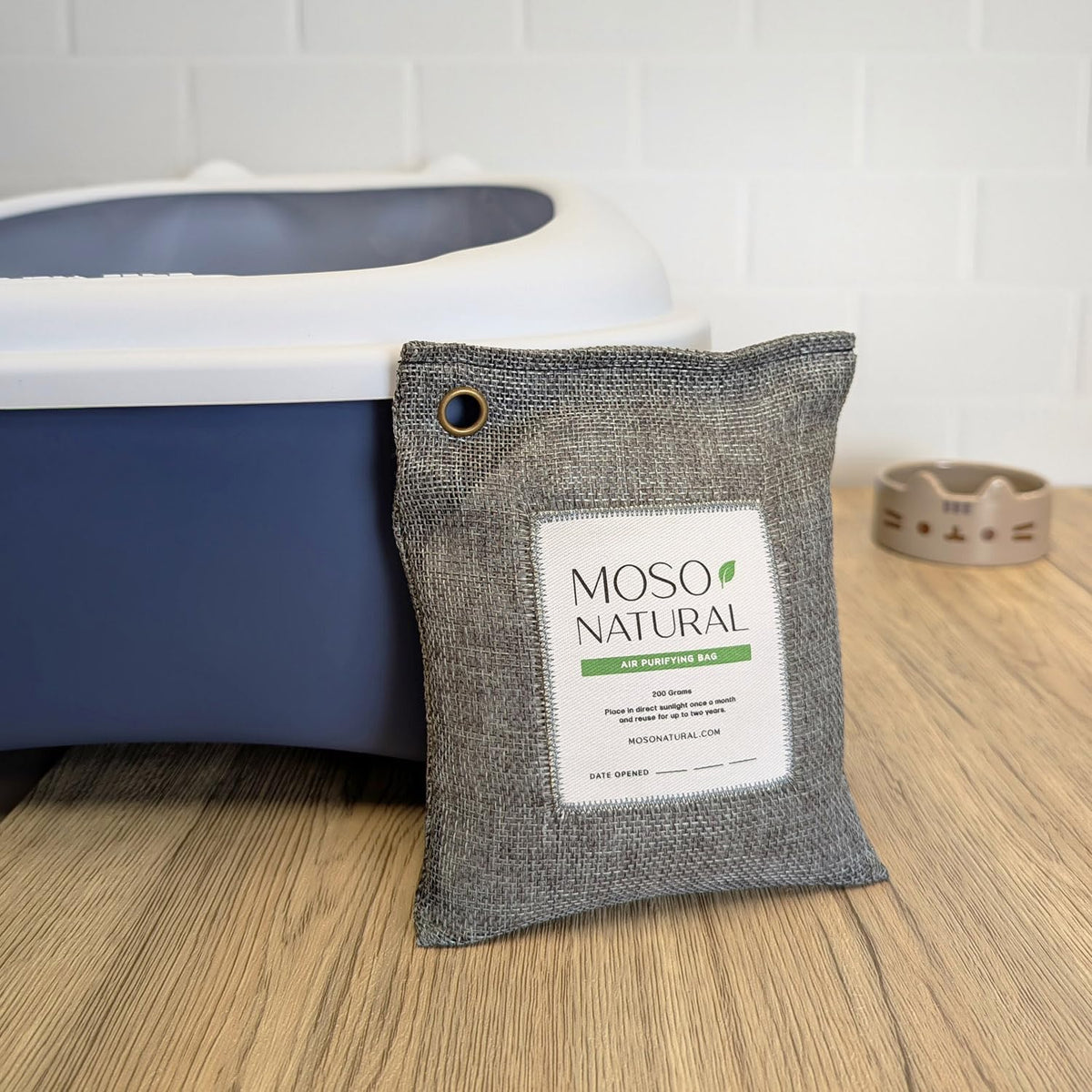 Air Purifying Bag 200g, Charcoal Odor Absorber, Car Odor Eliminator & Closet Deodorizer for Home & Pet, Lasts 2 Years, Unscented Bamboo Charcoal Bags, HGTV Editors' Pick