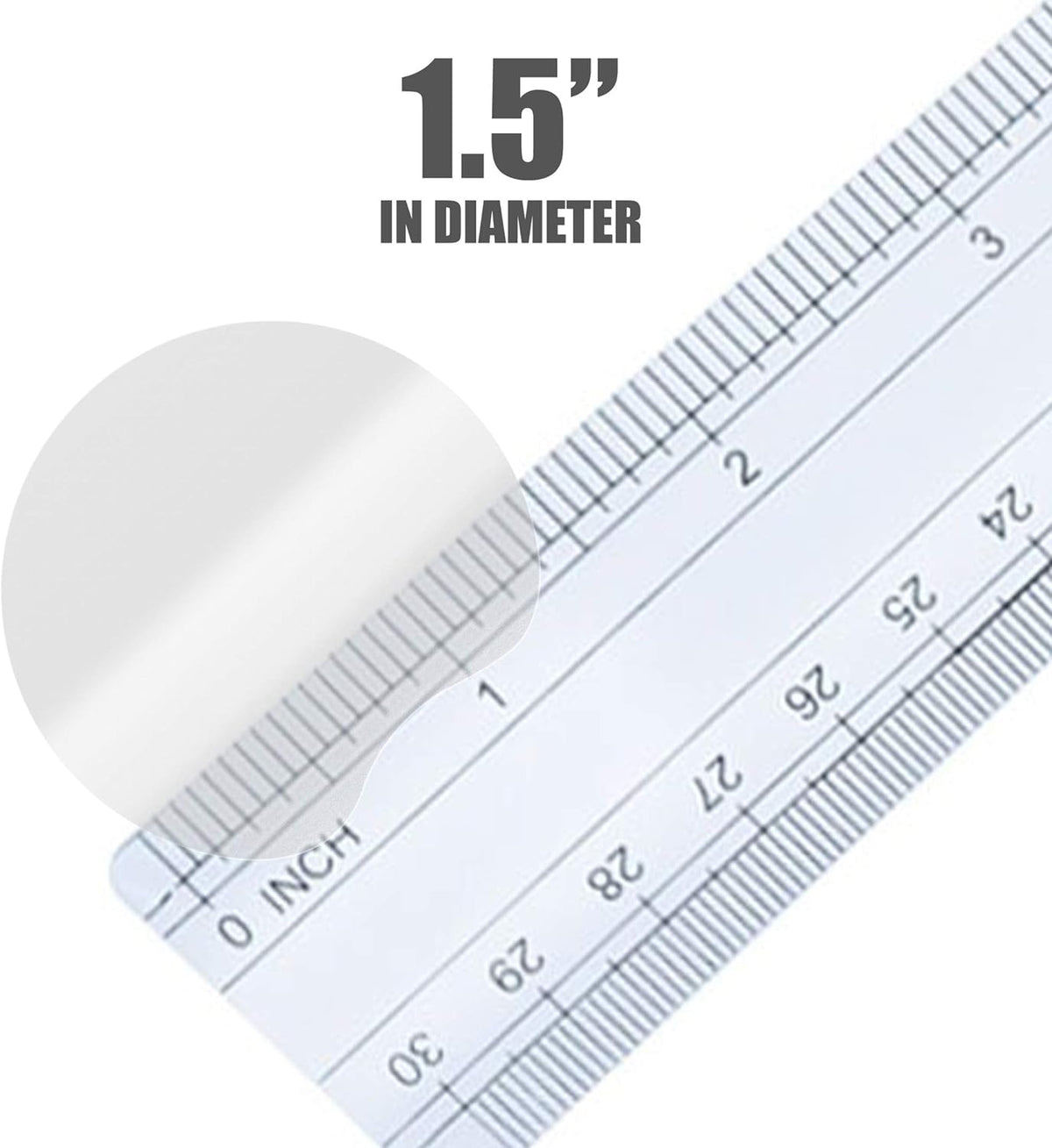 Clear Circle Stickers 1.5 Inch, 1000 Pack Waterproof, Virtually Invisible | Transparent Self-Adhesive Envelope Seals, Wafer Seal Round Sticker Labels for Package, Mail, Gift Box, Performore