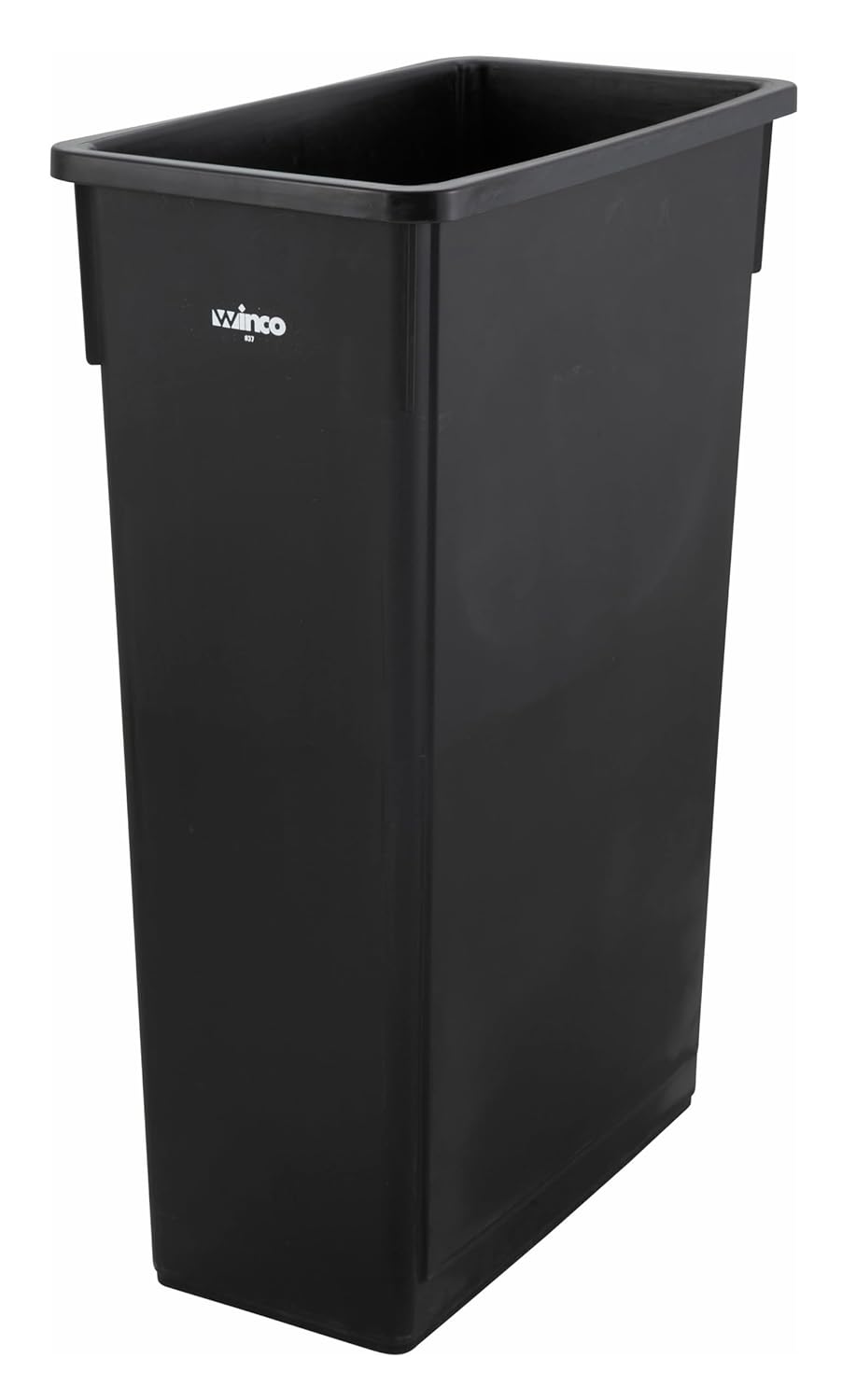Slender Trash Can, 23-Gallon, Black