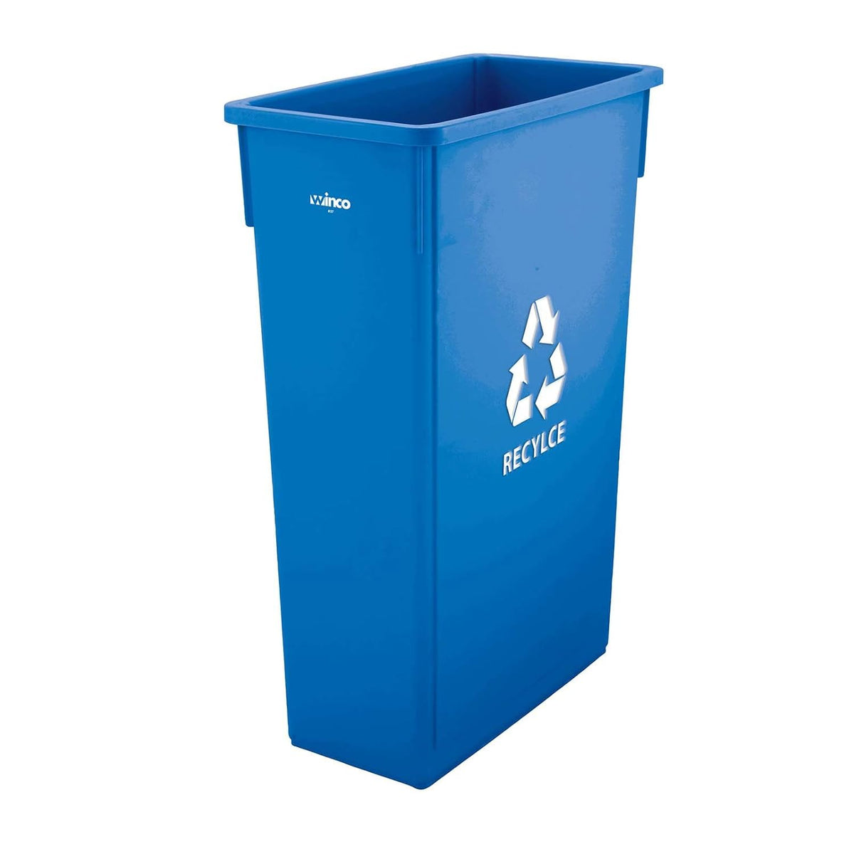 Slender Trash Can, 23-Gallon, Black