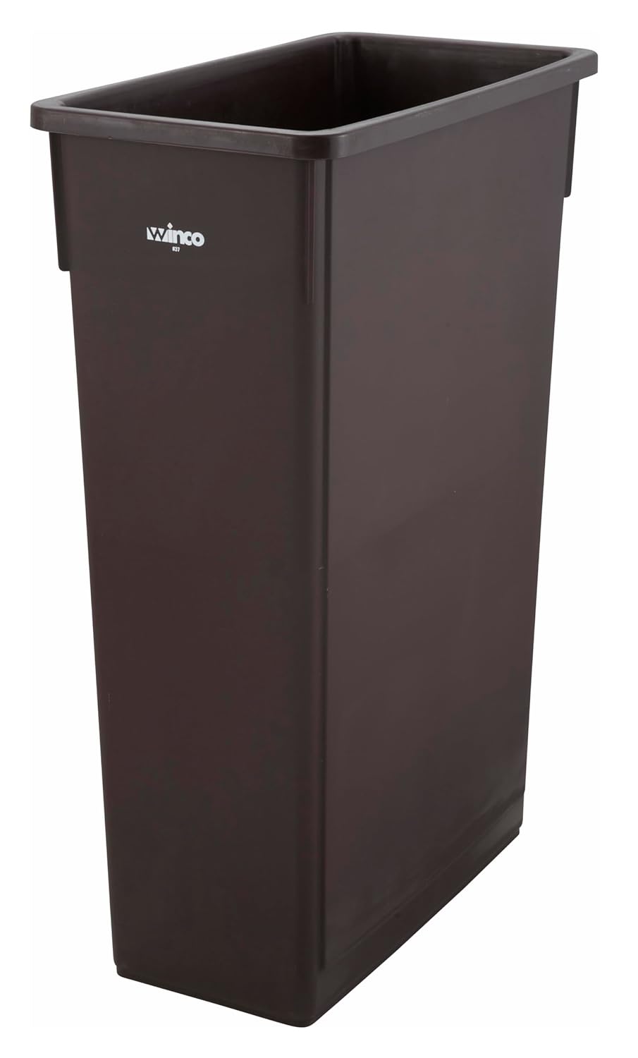 Slender Trash Can, 23-Gallon, Black