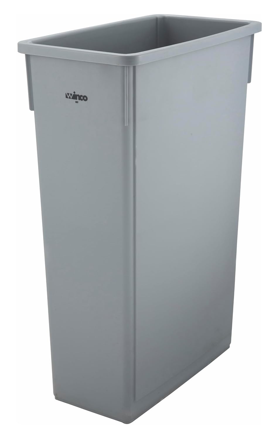 Slender Trash Can, 23-Gallon, Black