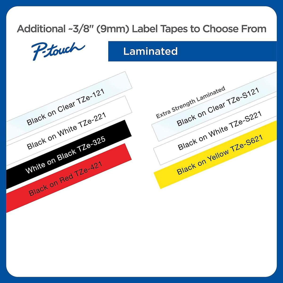 Genuine P-Touch TZE-131 Tape, 1/2" (0.47") Standard Laminated P-Touch Tape, Black on Clear, Perfect for Indoor or Outdoor Use, Water Resistant, 26.2 Feet (8M), Single-Pack, TZe131