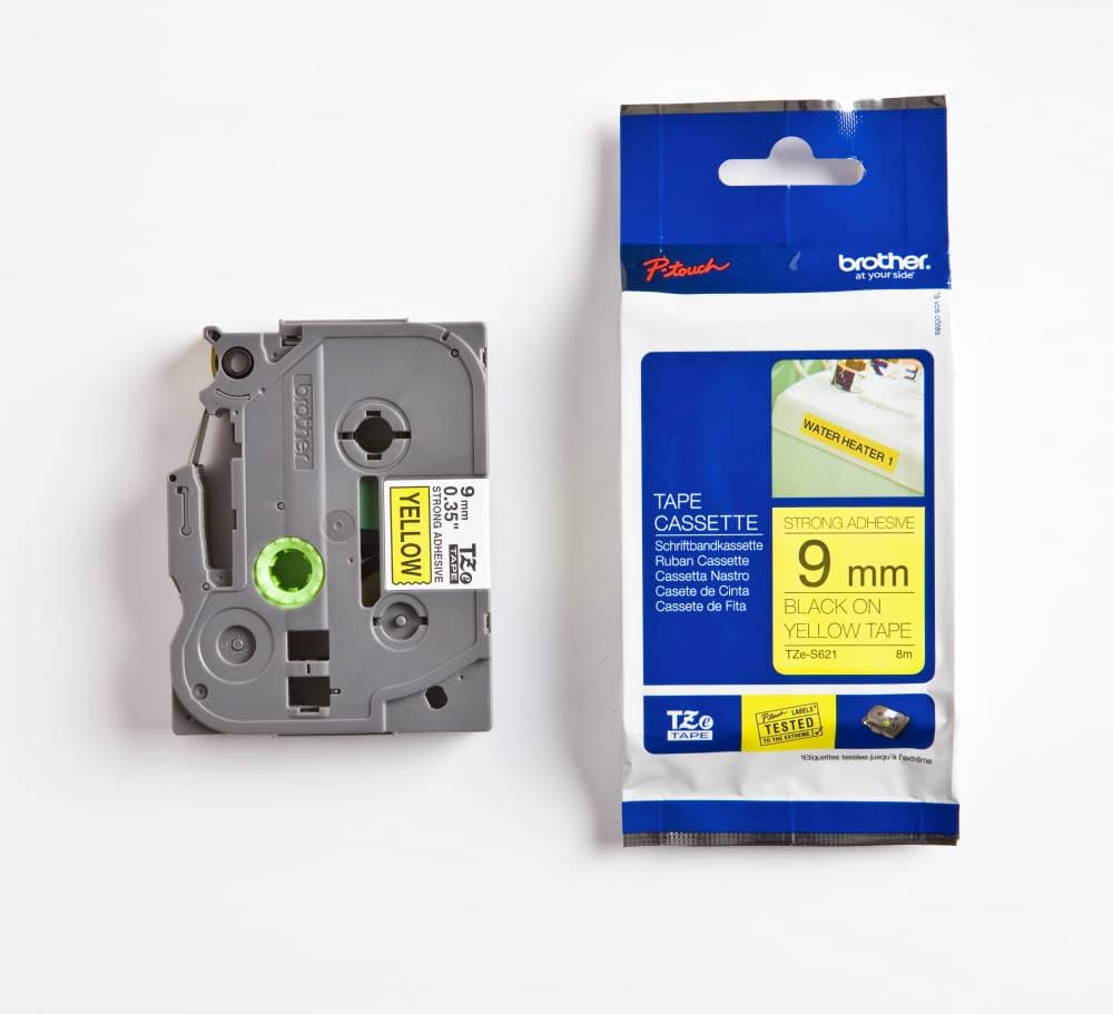 Genuine P-Touch TZE-131 Tape, 1/2" (0.47") Standard Laminated P-Touch Tape, Black on Clear, Perfect for Indoor or Outdoor Use, Water Resistant, 26.2 Feet (8M), Single-Pack, TZe131
