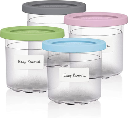 Methidc Dissolvable Food Storage Labels ，Dissolves in Water in 30 Seconds - No Adhesive Residue - Perfect for Glass, Metal, Plastic Containers ，Blank White 1 X 2 Inch 500 Stickers(1 Roll)