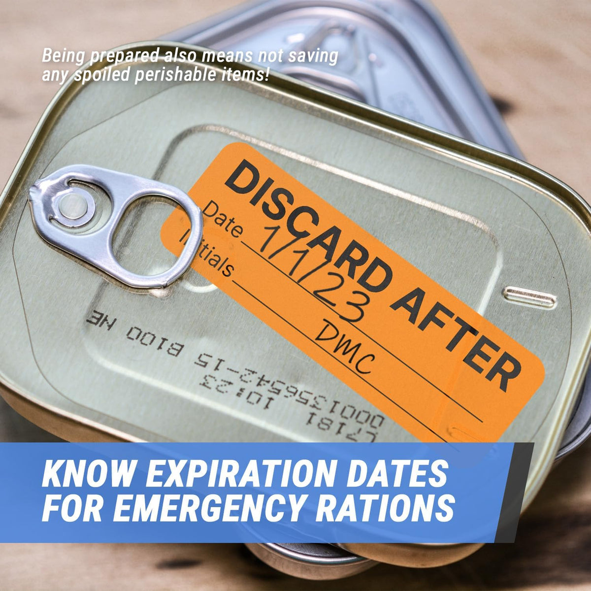 Orange Discard After Date Expiration Stickers, 1.5” x 0.5”, 300 Labels | Food Freshness Labels, Medication Expiration Stickers, For Pharmacies, Bakeries, Healthcare, 1 Pack