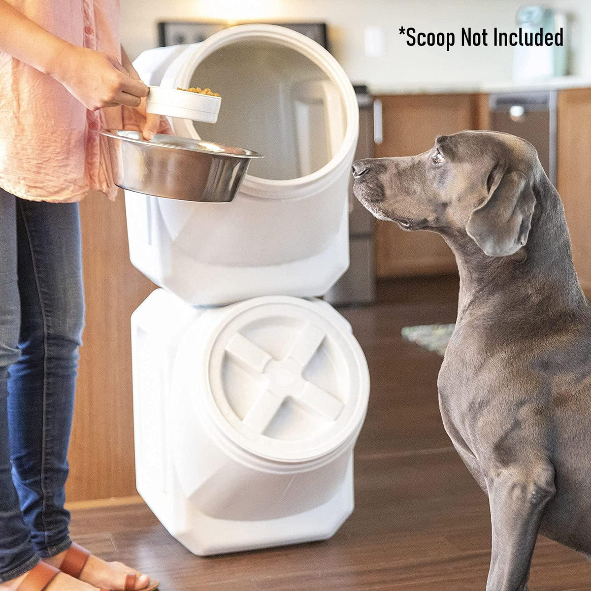 Vittles Vault Airtight Stackable Pet Food Storage Container Up to 60lbs