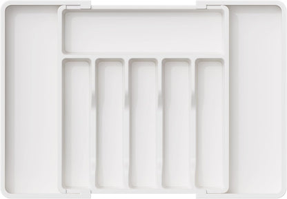 Extra Large Silverware Drawer Organizer, Expandable Utensil Tray