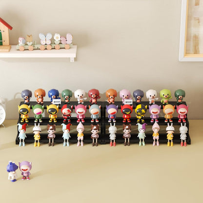 Spice Rack, Perfume Cologne Organizer, Cupcake Stand, Tool-Free Assembly, Display Riser Shelf, Seasoning Figurine Makeup Holder, Room Decor, Kitchen Cabinet Storage, Clear, 12in-3 Tier
