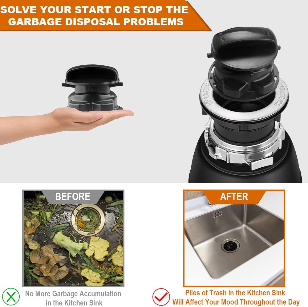 Garbage Disposal 75257 Magnetic Stopper, Garbage Disposal Parts-Turn Your Cover Control Disposer on and Off.