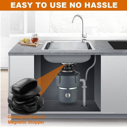 Garbage Disposal 75257 Magnetic Stopper, Garbage Disposal Parts-Turn Your Cover Control Disposer on and Off.