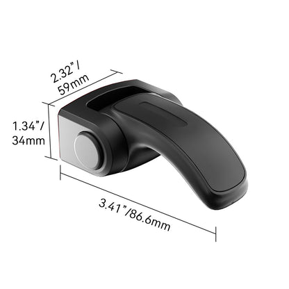 1 PC Baby Safety Oven Door Lock, Kitchen Safety Locks for Babies, Childproof Oven Locks for Kids, Heat-Resistant, No Screws & Drilling (Black)