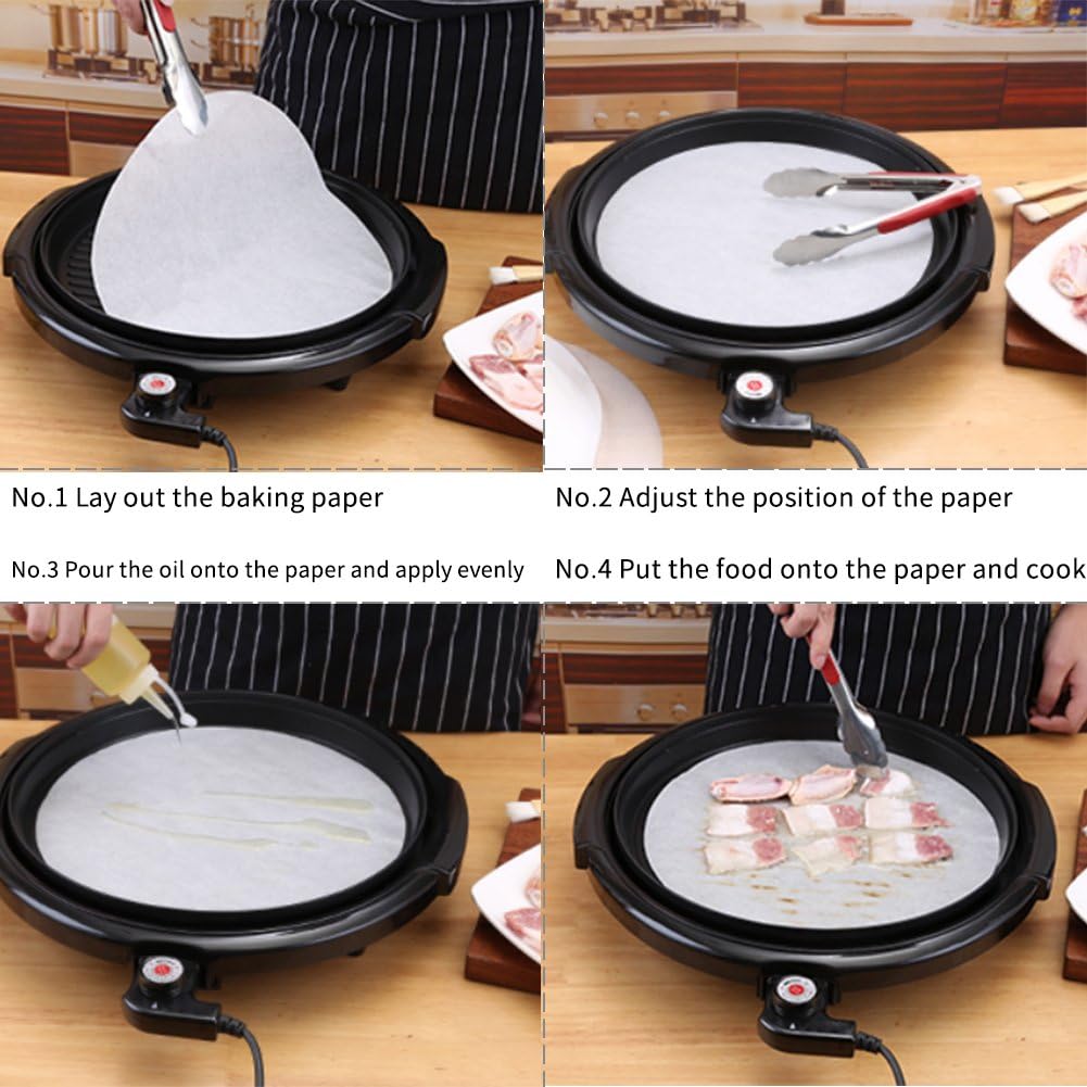 BOYAN 9 Inch Parchment Paper Rounds for Springform Pan and Cake Pan, 100pcs
