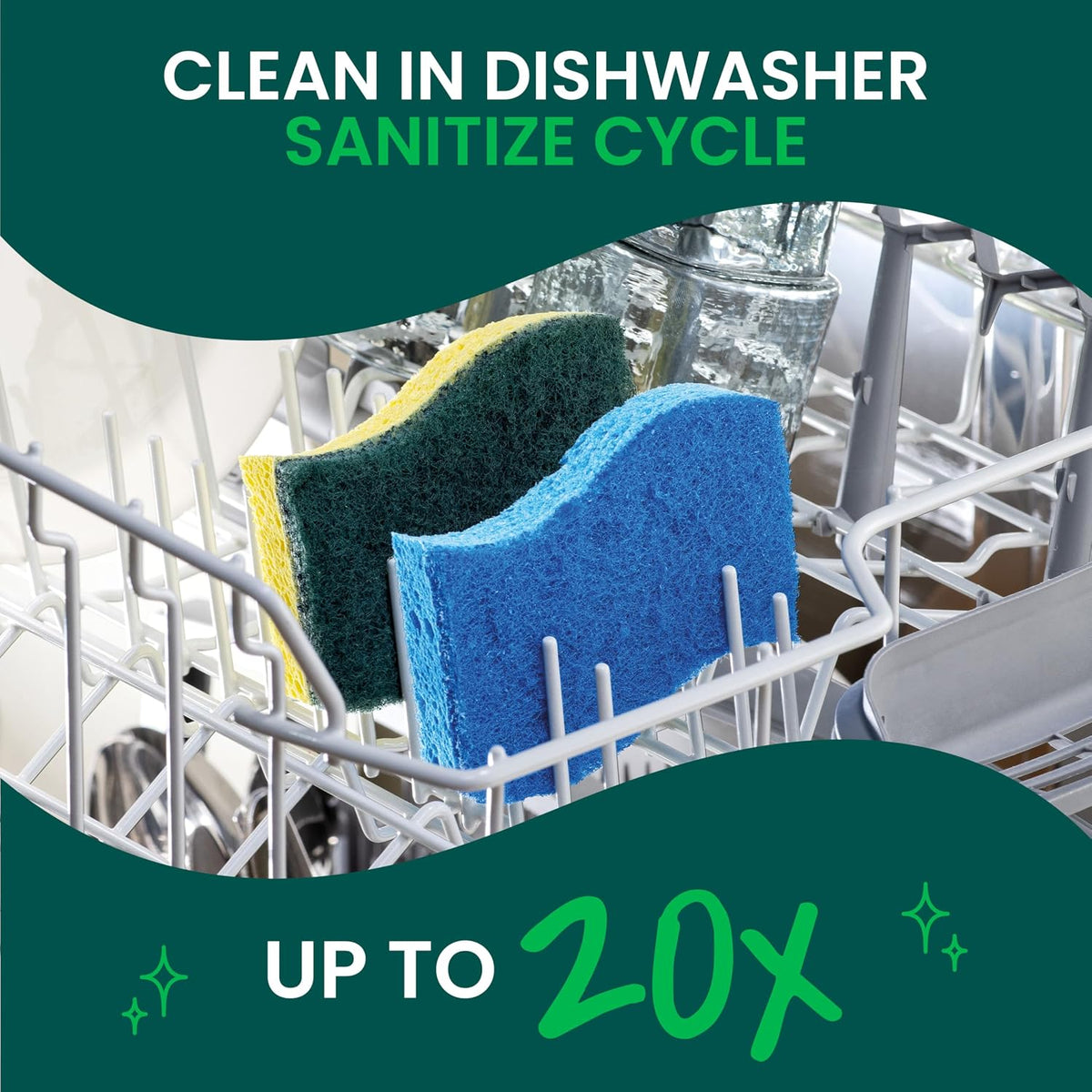 Zero Scratch Scrub Sponge