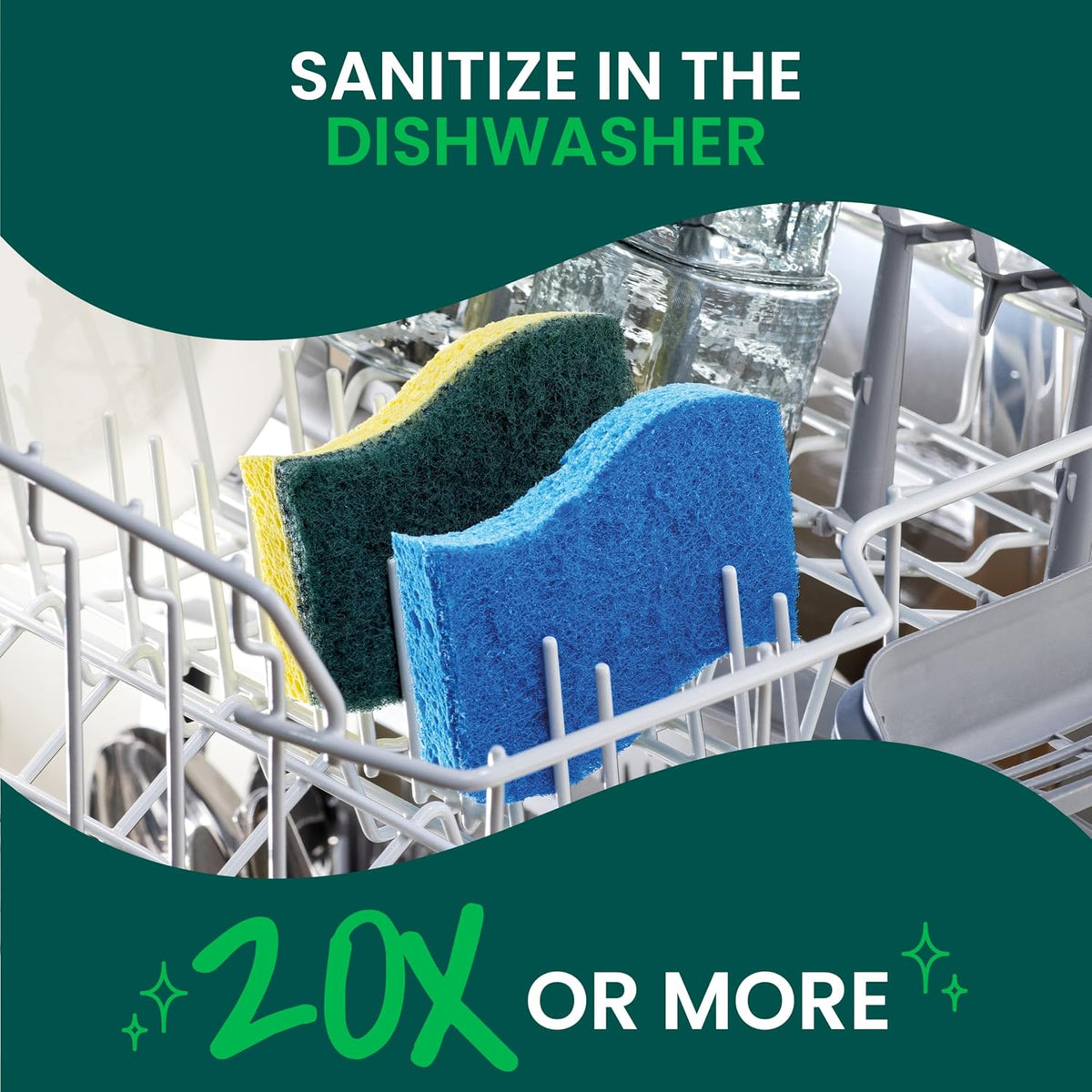 Zero Scratch Scrub Sponge