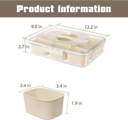 1.5L Fruit Storage Containers for Fridge with Removable Drain Tray