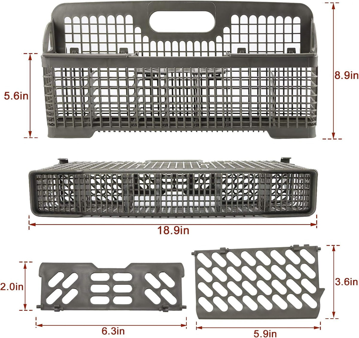 8531233 WP8562043 Universal Dishwasher Silverware Basket