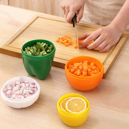Onion Keeper Lemon Holder Saver for Refrigerator | Reusable, Clear Lid, Leftover Food Organizer, Tight Seal