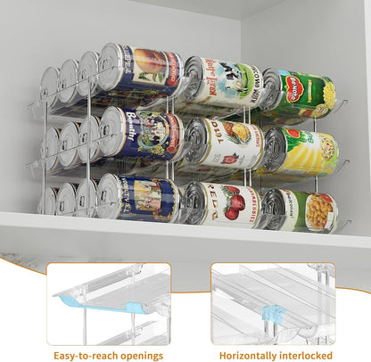 Can Organizer for Pantry Canned Food Storage Goods Holders 3 Tier