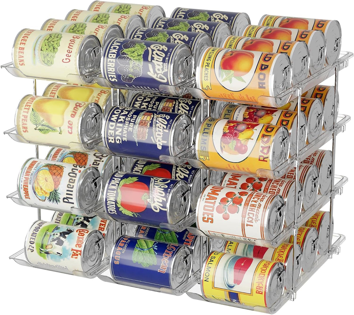 Can Organizer for Pantry Canned Food Storage Goods Holders 3 Tier