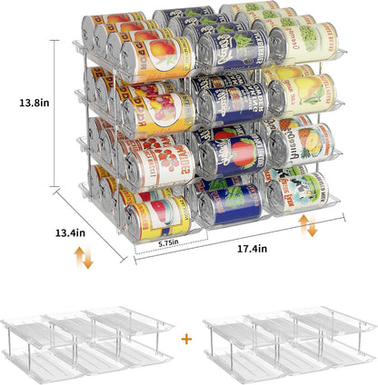 Can Organizer for Pantry Canned Food Storage Goods Holders 3 Tier