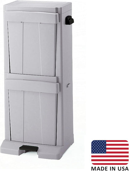Pet Stuff Tower for Food Storage | Pet Stuff Tower: Ideal for Cats and Dogs. Max Load Capacity 8.8lbs, Includes Foot Pedal and Food Scoop!